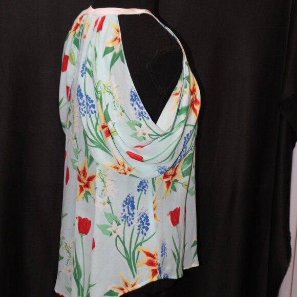 New York and Company Floral Sleeveless Top - Picture 7 of 11